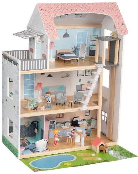 Playtive Drevený domček pre bábiky XXL (100381086)