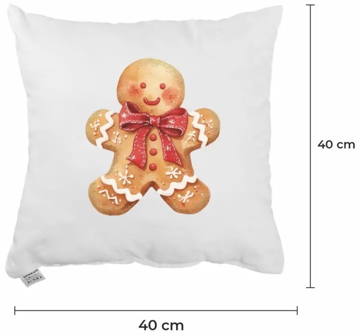 Vianočný vankúš Ginger 40x40 cm EMI
