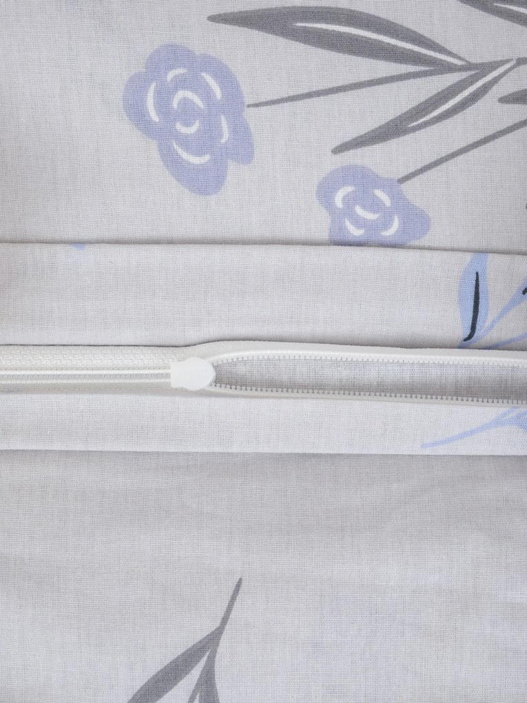 Bavlnená obliečka na vankúš Renforcé 50 × 70 cm – Chloe sivá