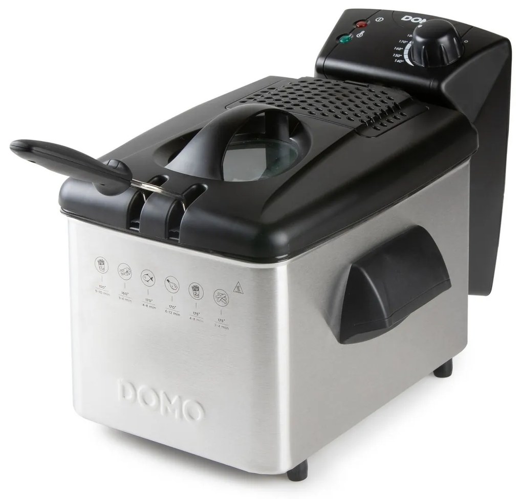 DOMO DO464FR nehrdzavejúca fritéza, 3 l, 3 l