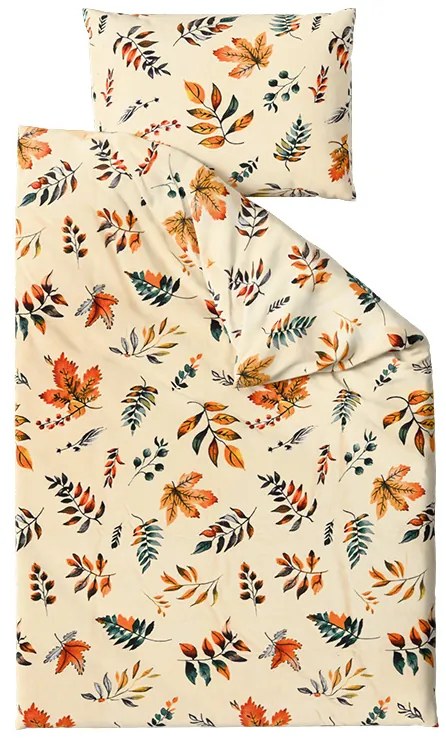 Mikroplyšové obliečky AUTUMNA krémové Rozmer obliečky: 70 x 90 cm | 140 x 220 cm