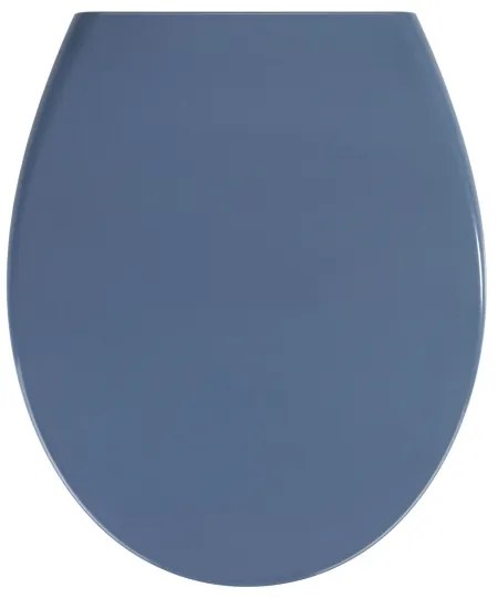 WENKO 22403100-WC sedátko SAMOS 44,5x37,5 cm modrá/strieborná