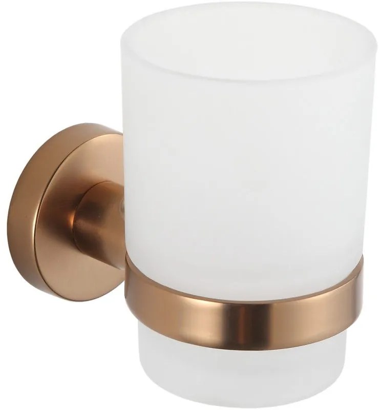 Mexen Remo, pohár na zubnú kefku, medená matná, 7050738-65