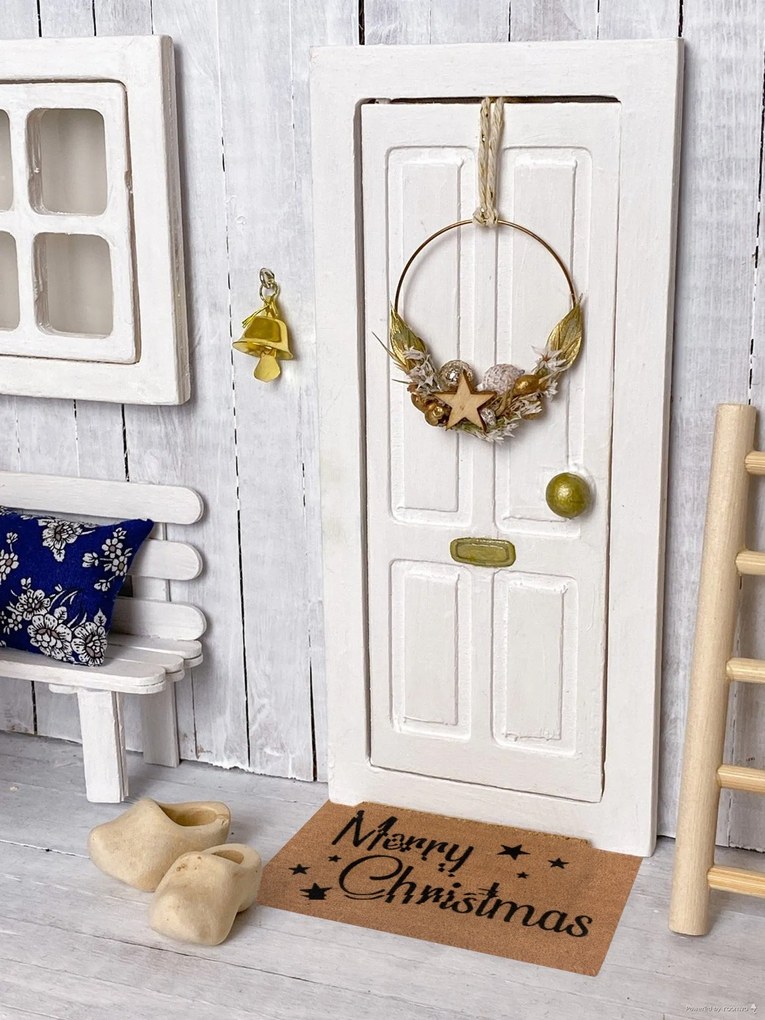 Hanse Home, DOPREDAJ: 45x70 cm Rohožka Merry Christmas 105697 - na ven i na doma, 45x70, hnedá, chodba / predsieň