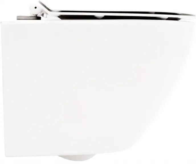 Tece Carlo, sada závesné WC Rea Carlo 49x37 cm + inštalačný modul pod omietku Tece, TEC-9400412-REA-C2760