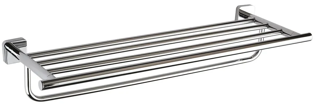 Sapho Sapho, INSIA polička na uteráky s hrazdou 600 mm, chróm, IS028