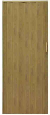 Skladacie dvere 001P svetlý dub matný 80 cm