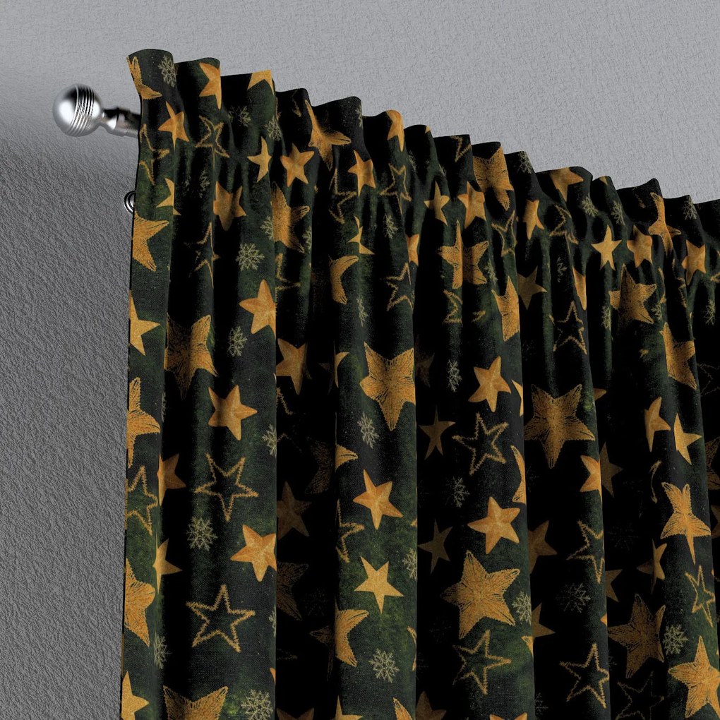 Záves s tunelom a volánom