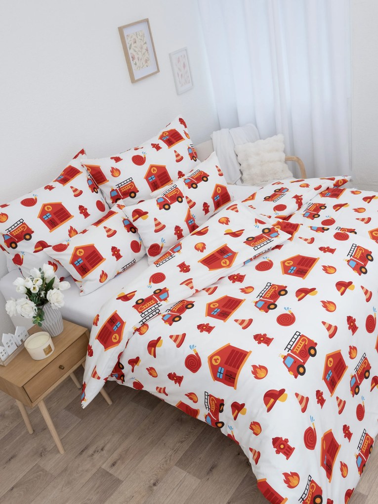 Bavlnené obliečky Renforcé - Hasiči