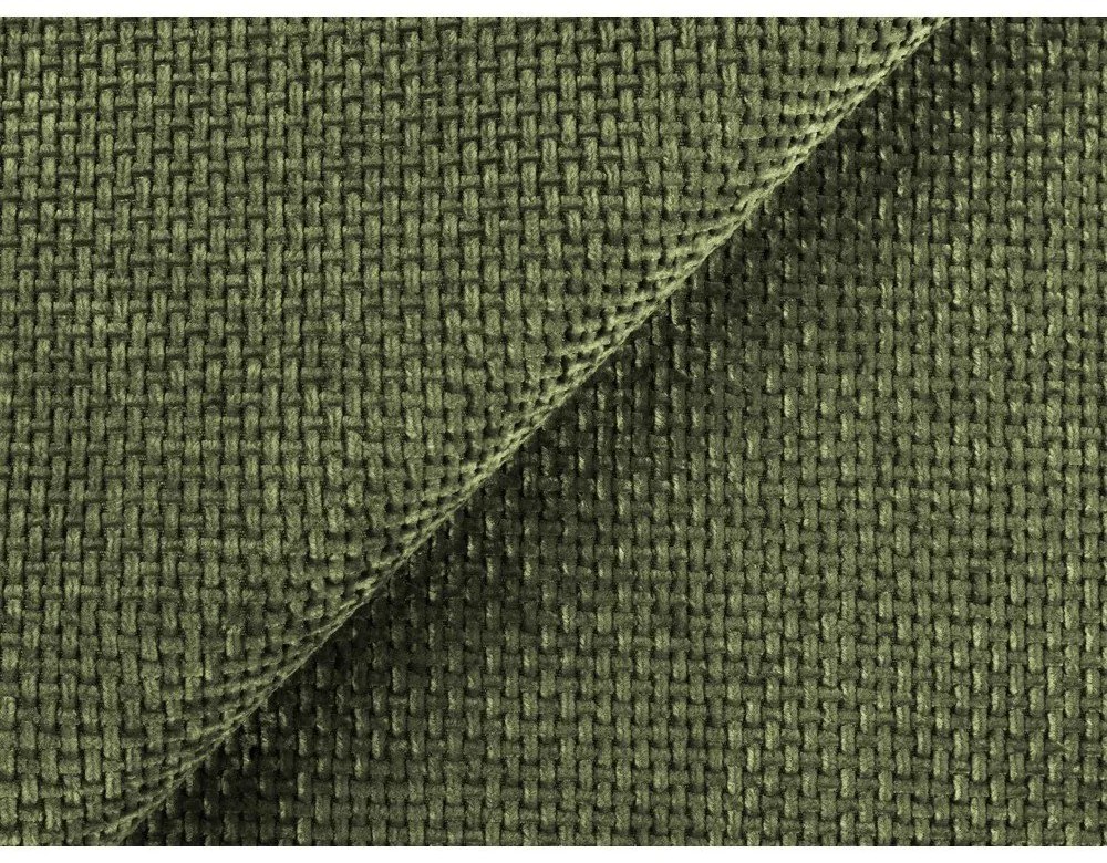 Zelená ženilková rozkladacia/s úložným priestorom rohová pohovka (pravý roh/s leňoškou) Mele – Makamii