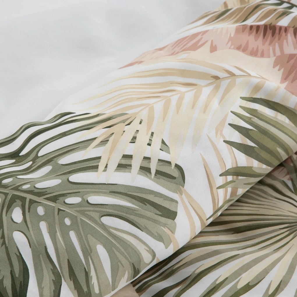 SATÉNOVÉ OBLIEČKY SPRING29 200X220 CM, 2KS 70X80 CM LISTY