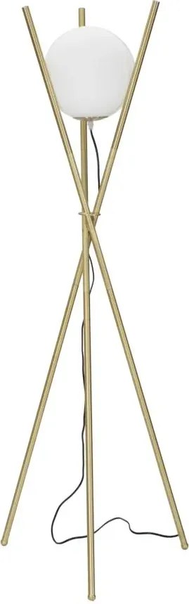 Stojacia lampa Glamy 155 cm biela/zlatá
