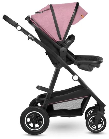 Lionelo - Kombinovaný kočík 2v1 AMBER Pink Rose