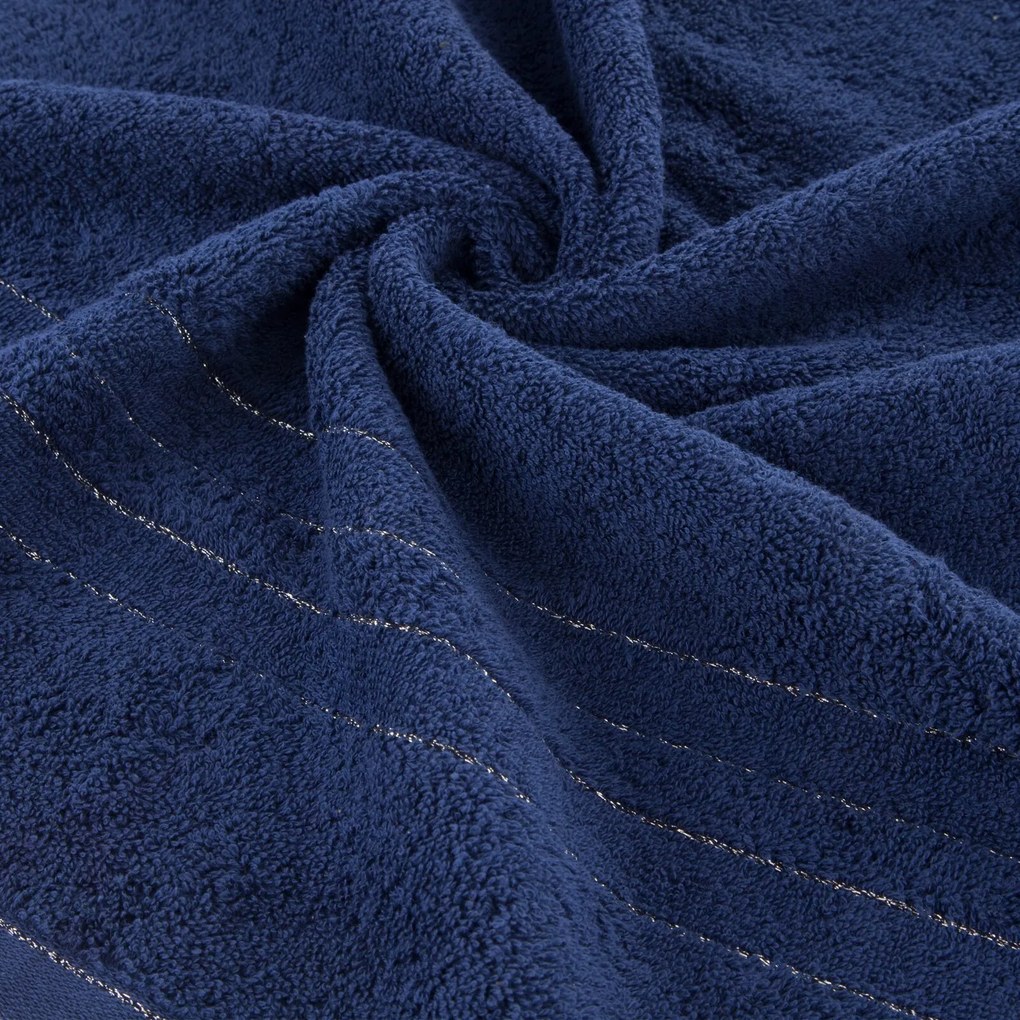 BAVLNENÝ UTERÁK GALA 70X140 CM TMAVOMODRÁ