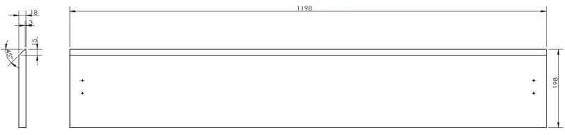 Mexen Rivel, kúpeľňová skrinka 160 cm s ľavým umývadlom Vela, 2S, 1D, drážkovaná, biela matná, 91A23-16047-3-BBFFF01-W23L01