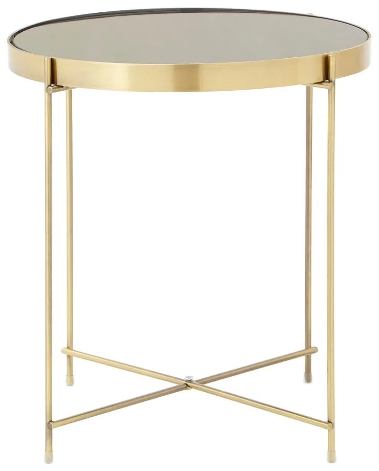 Sklenený okrúhly odkladací stolík ø 43 cm Allure – Premier Housewares