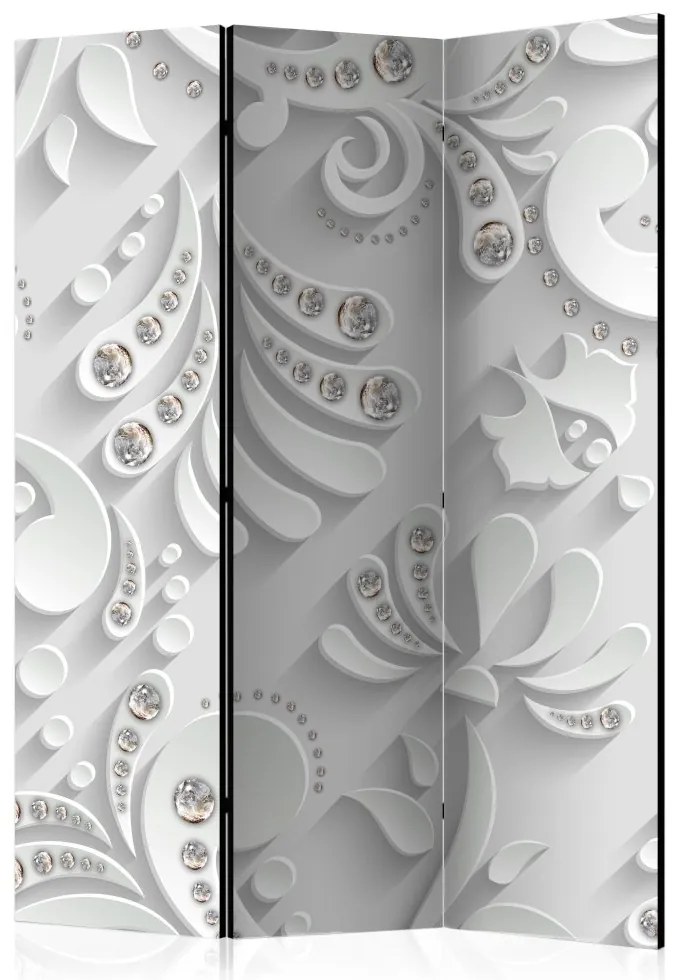 Artgeist Paraván - Flowers in Crystals [Room Dividers]