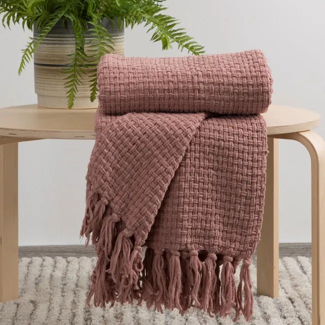 Deka SUZI tmavoružová