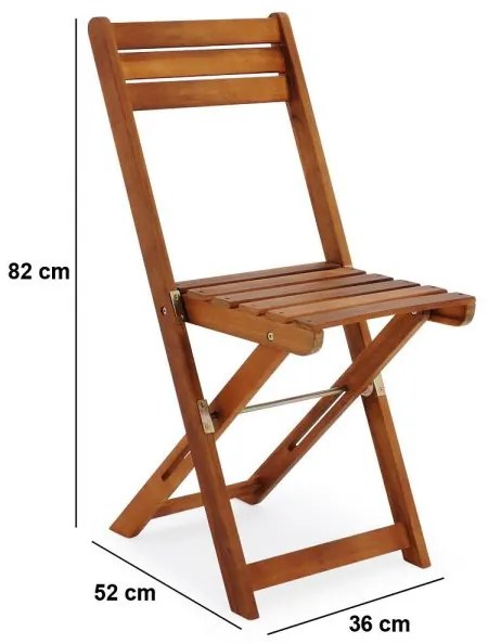 InternetovaZahrada - Drevený balkónový set 2+1