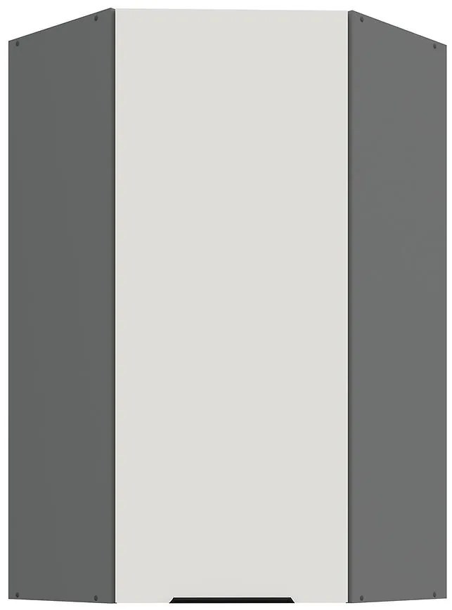 Kuchynská skrinka Aria-Wh/Ant Anti Fingerprint 60x60 Gn-108 1f (45°)