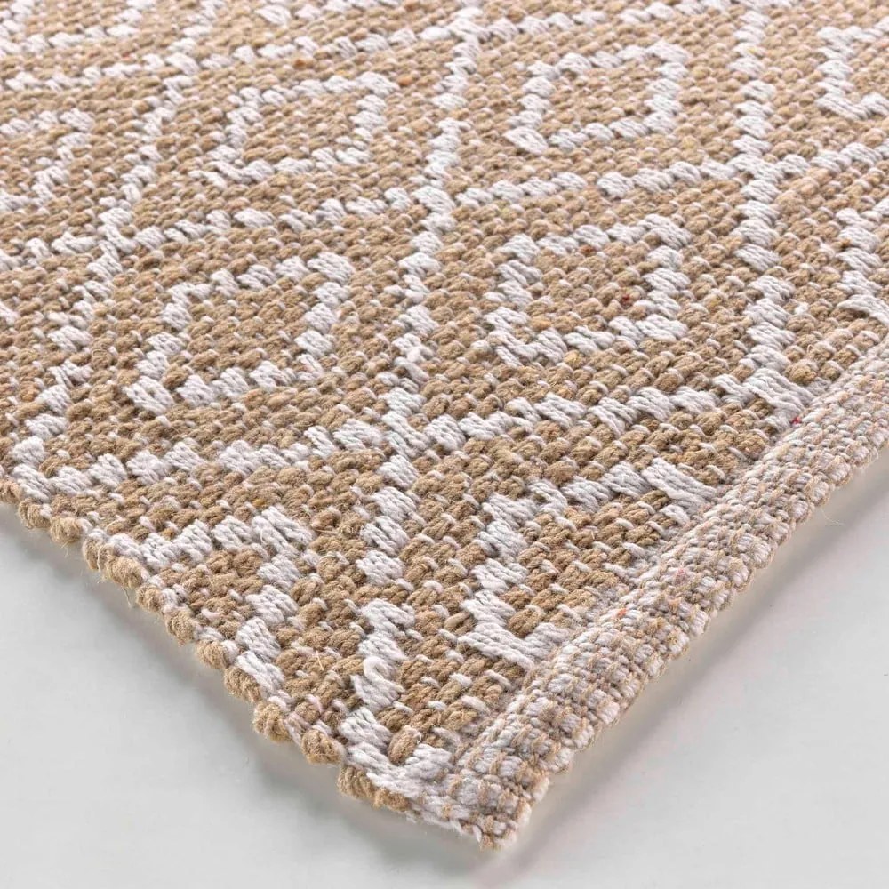 Béžový prateľný koberec 50x80 cm Lazaro – douceur d'intérieur