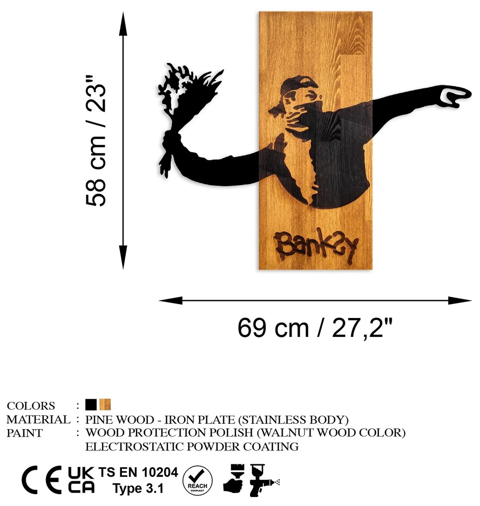 Banksy - Flower Thrower