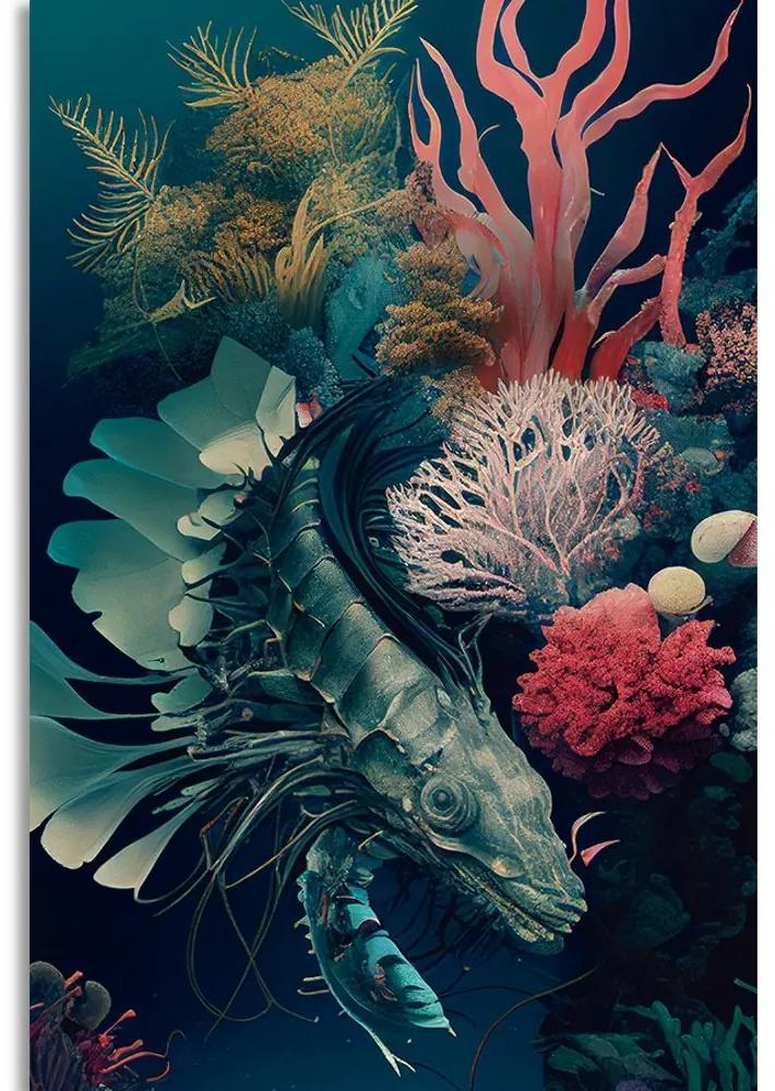 Obraz surrealistická kreveta - 80x120