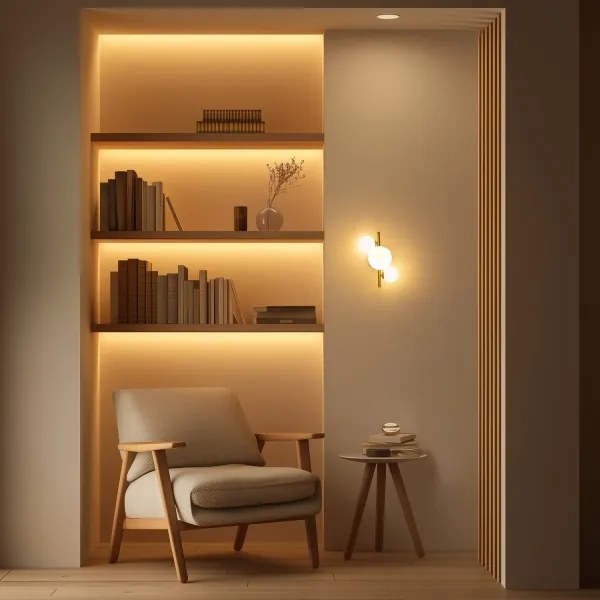 Brilagi - LED Nástenné svietidlo MILLA 3xG9/3W/230V zlatá/biela