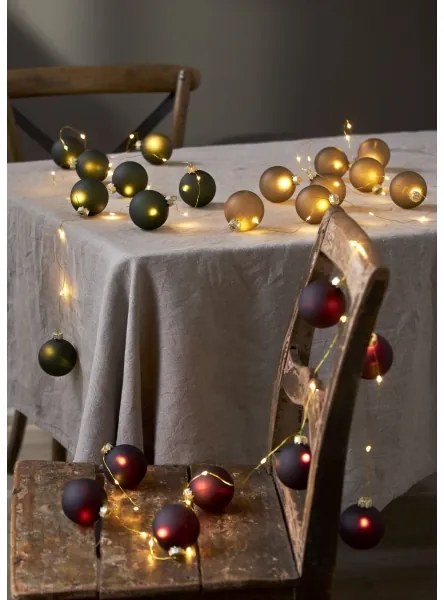 Eglo 411558 - LED vianočný reťazec BLISS 22xLED/3xAA 2,6m teplá biela