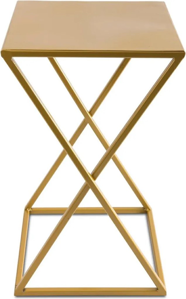 STOJAN NA KVETINÁČ LOFT5 40X24X24 CM ZLATÁ