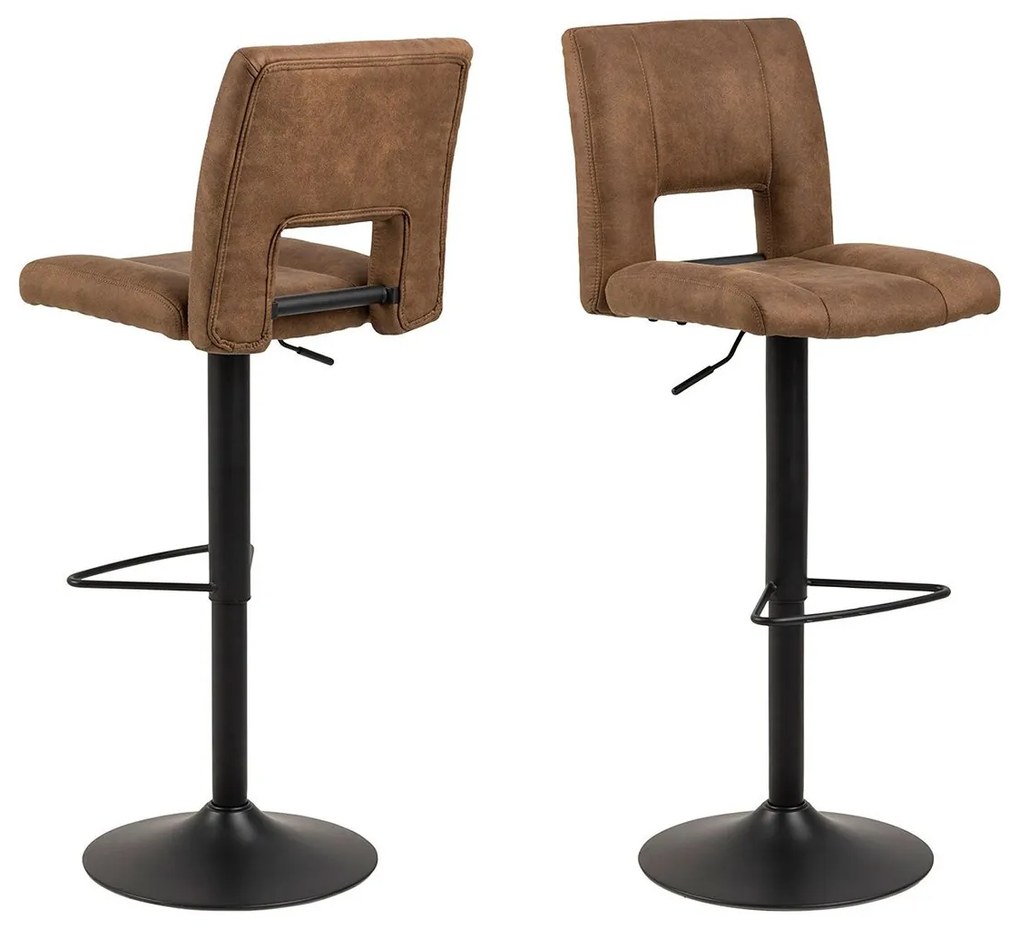 Barová stolička Sylvia − hnedá 115 × 41,5 × 52 cm ACTONA
