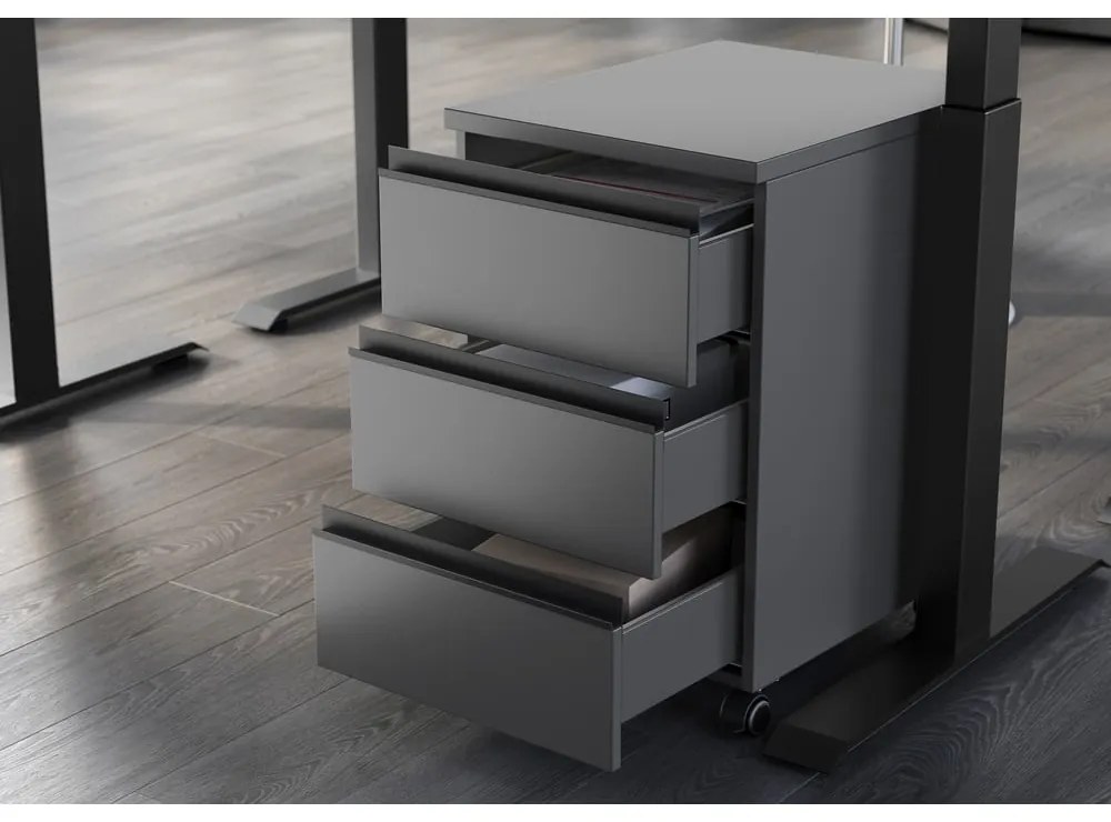 Antracitová skrinka 40x63 cm Bedano – Germania