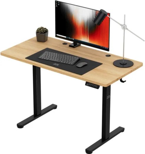 Elektrický výškovo nastaviteľný stôl Mark Adler Leader 6.9 Dub Craft / čierny