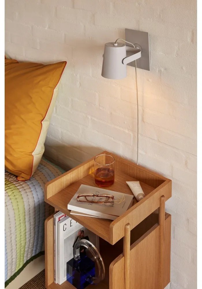 Svetlosivé nástenné svietidlo Ardent – Hübsch