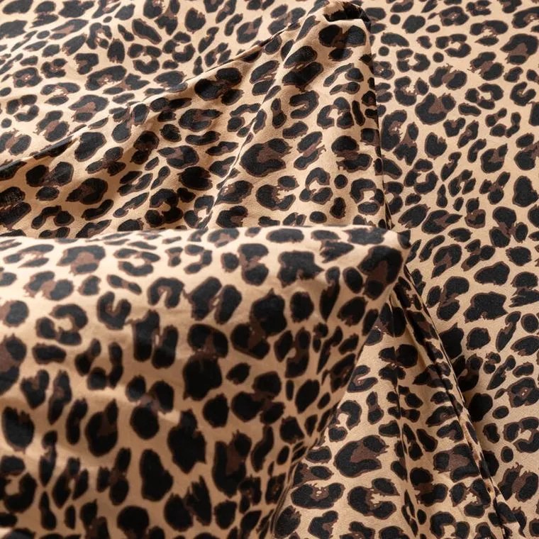Bavlnené posteľné obliečky LEOPARDIA ELEGANCIA