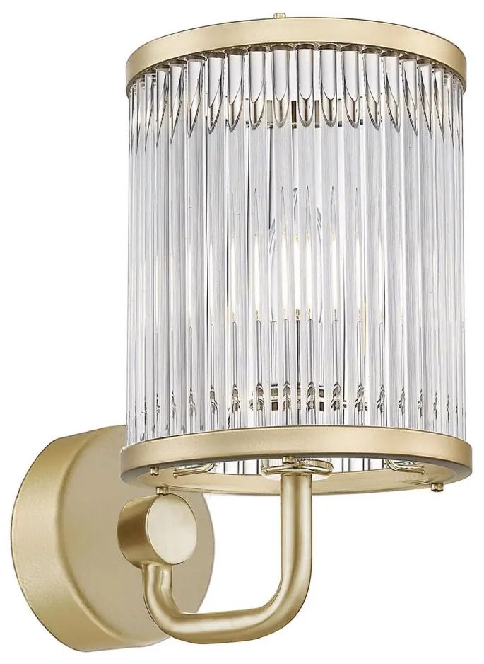 Zuma Line W0528-01F-V6AC - Nástenná lampa SERGIO 1xE14/60W/230V zlatá