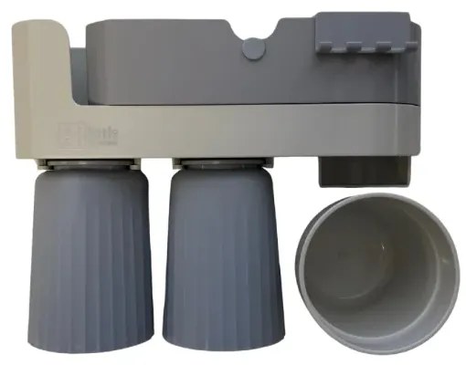 Samolepiaci nástenný držiak XJRJ na zubné kefky a kozmetiku