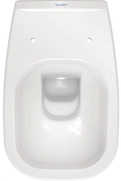 Duravit 25350900002 - Závesné WC D-CODE, keramika, lesklá biela
