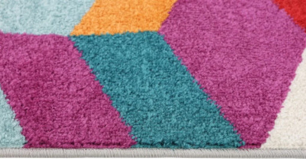 TA Koberec 9815A Krémovo modrá SALSA Rozmer: 140x190 cm