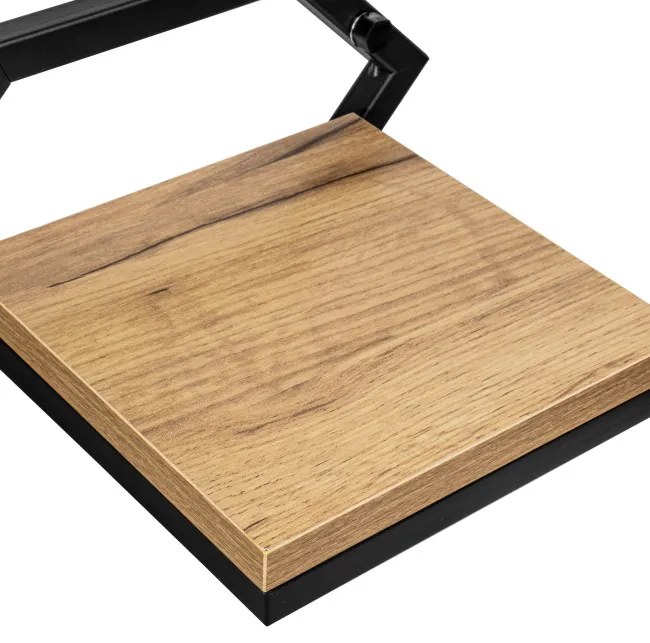 Nástenný stojan na kvety DORON čierny