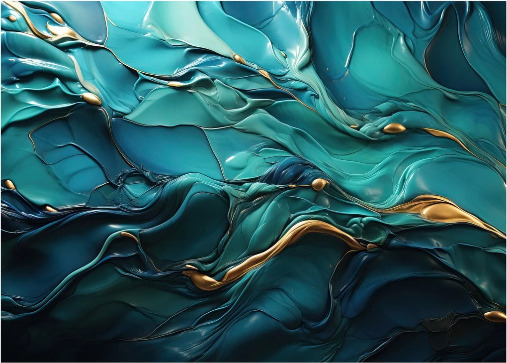 Sklenený obraz - Abstraktné textúry (70x50 cm)