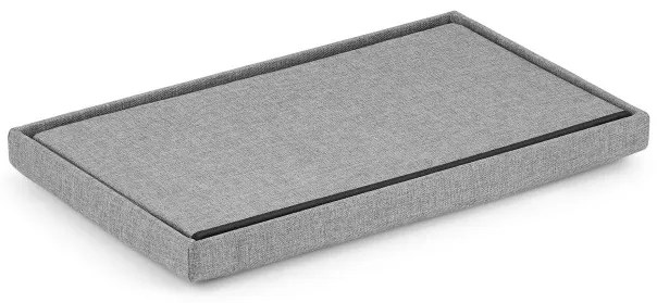 Set štyroch skladacích taburetiek, sivá XL (4ks)