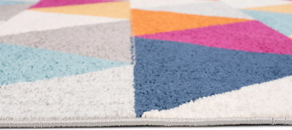 TA Koberec C944I BIELA/ORANŽOVÁ AZÚROVÁ Rozmer: 240x300 cm