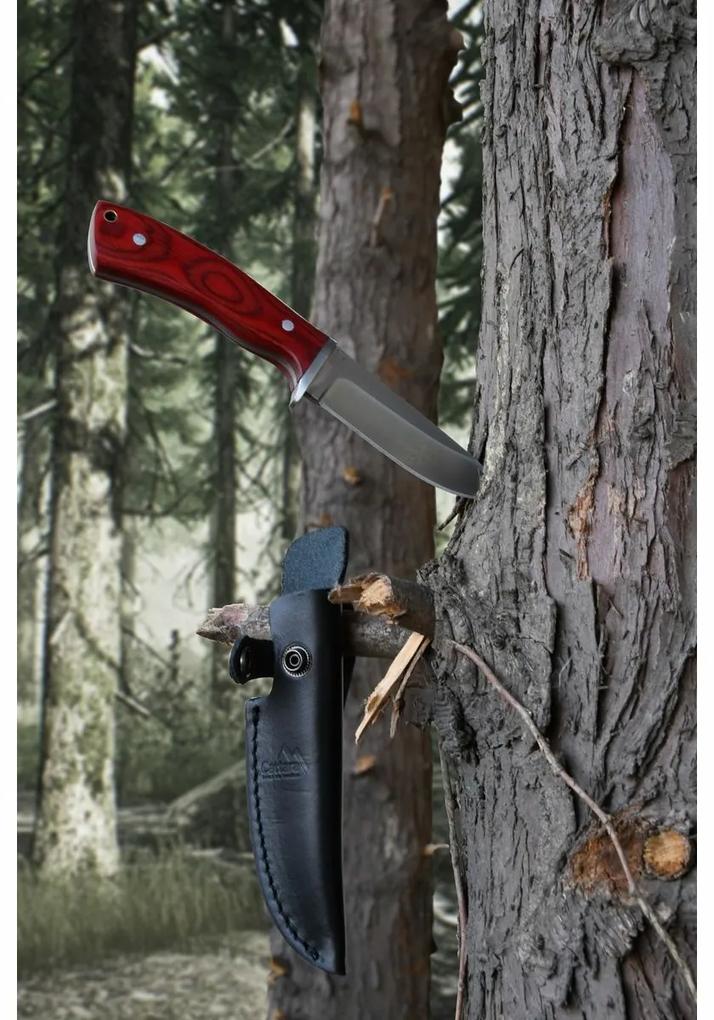 CATTARA TRAPPER 21cm nôž s koženým púzdrom