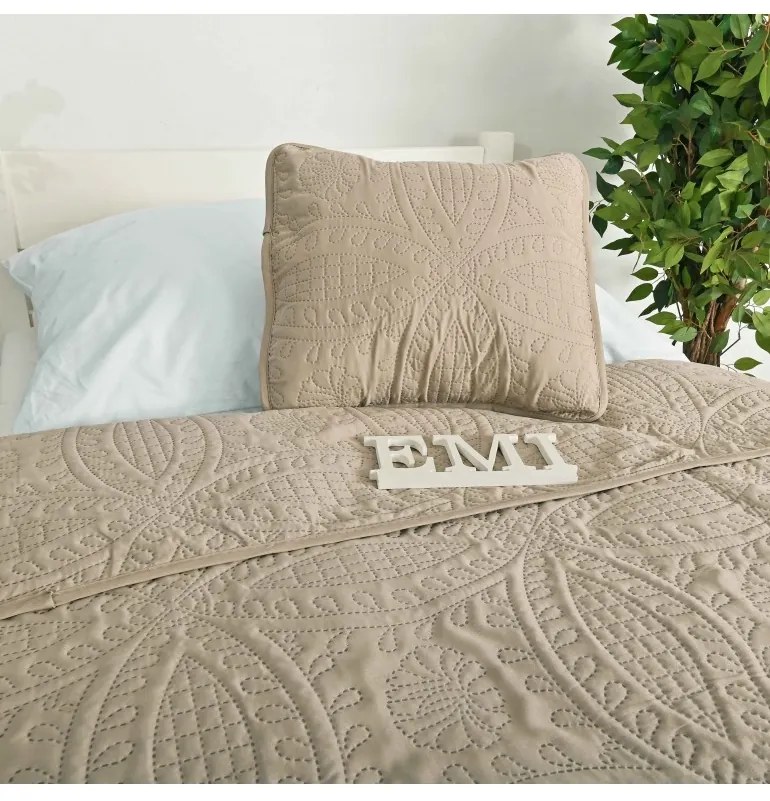 Prehoz na posteľ Lace EMI, 150x210 cm + 1x obliečka 40x40 cm