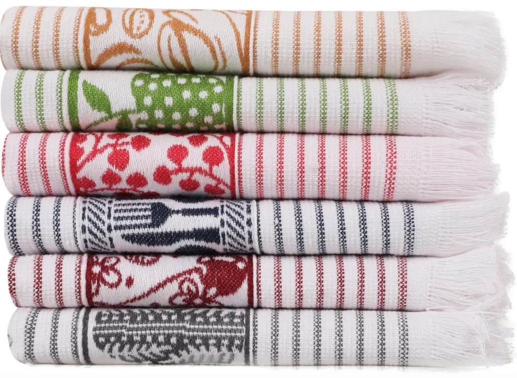 Súprava uterákov UMPASO I 6 ks 40x60 cm mix farieb