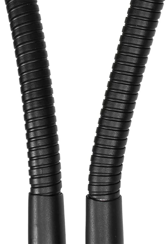 Moderná stojaca lampa čierna 2-svetlo - Carmen