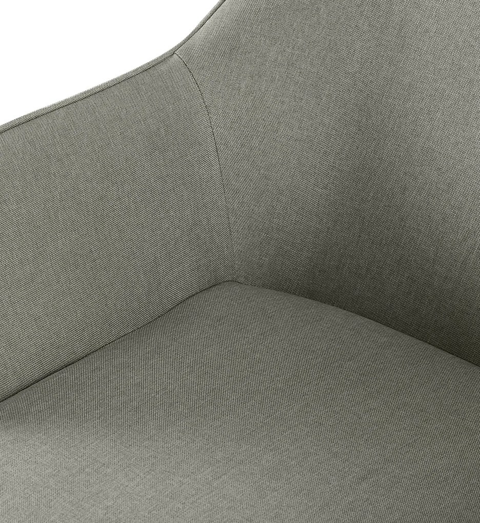 Jedálenská stolička Luena látka - svetlosivá