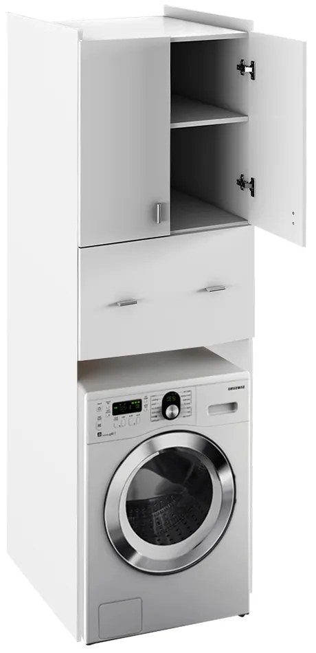 Hlboká skrinka nad práčku NATALI TYP 9, biela