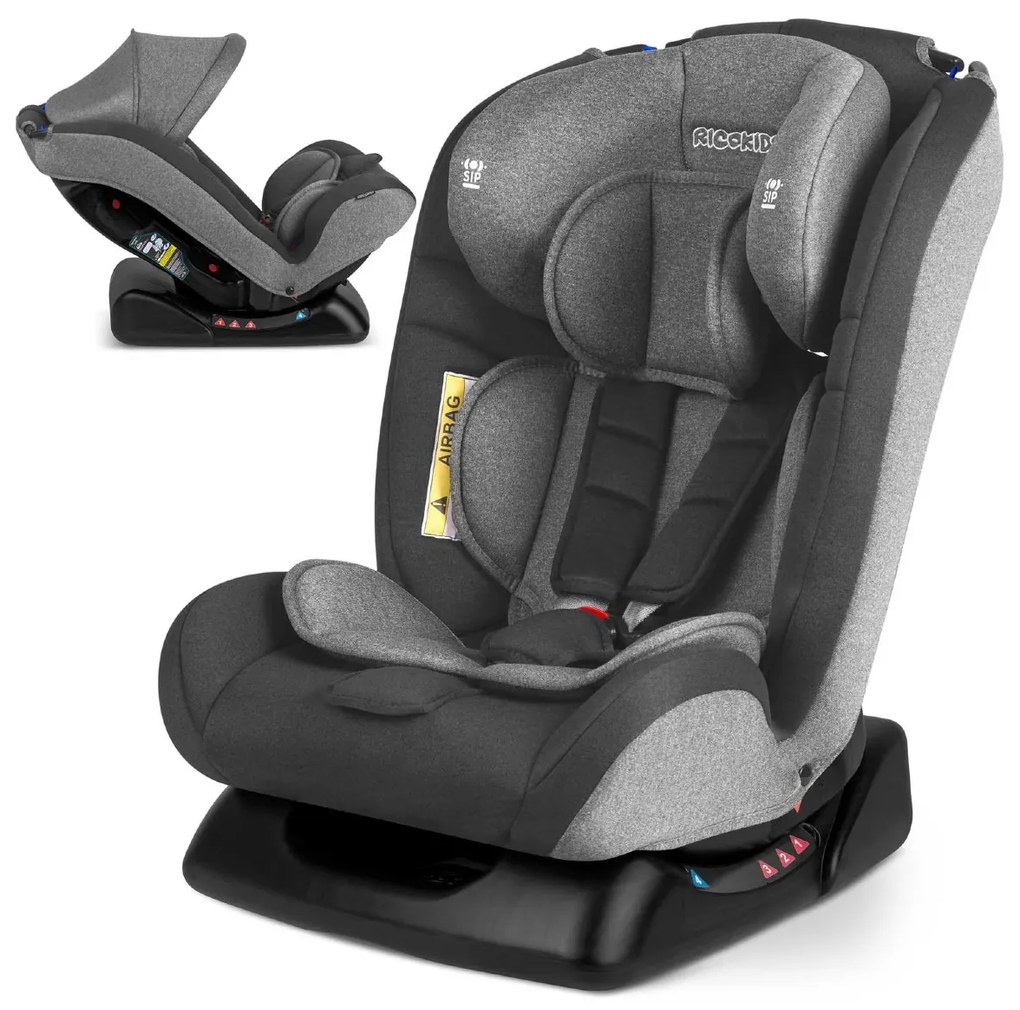 Autosedačka Luco Ricokids - do 36kg | šedá